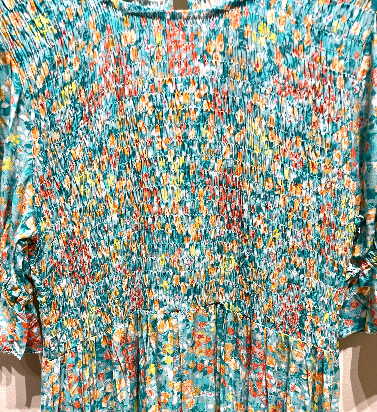 Vestido floral print