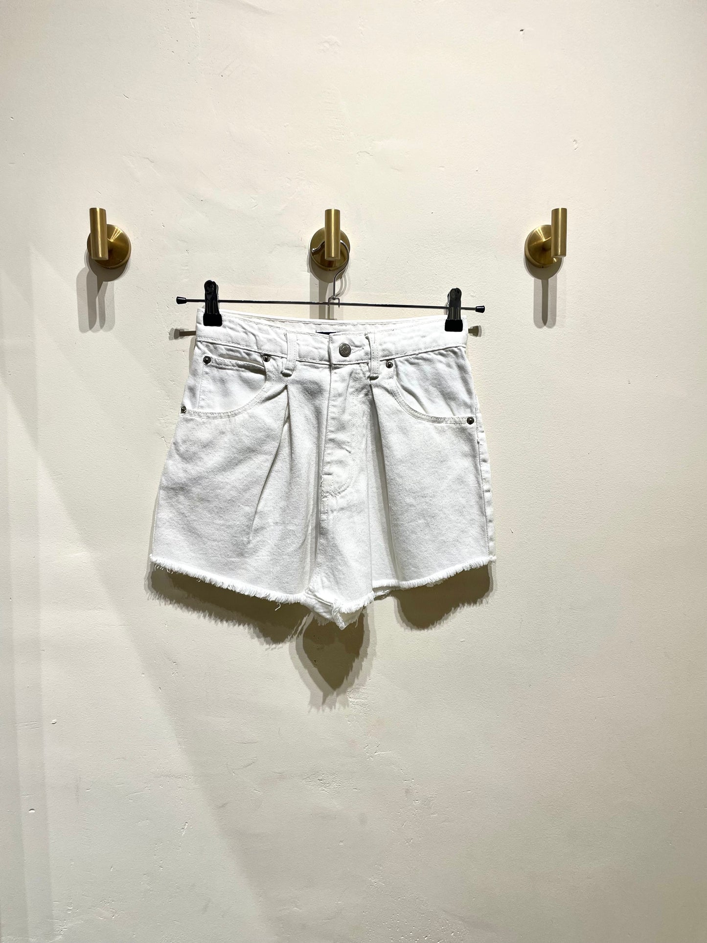Short denim pinzas