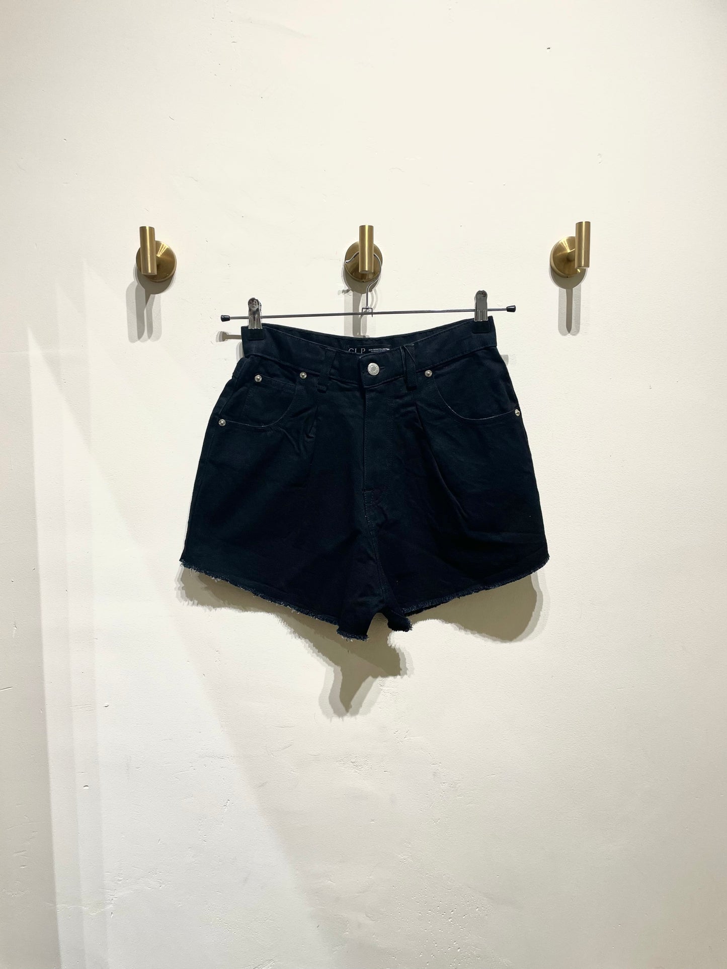 Short denim pinzas